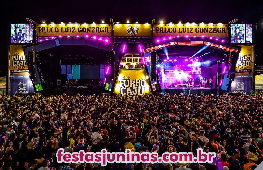 Festa Junina de Aracajú : programação Forró Caju 2024