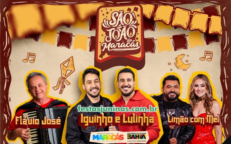 Festa de São João 2025 em Maracás na Bahia