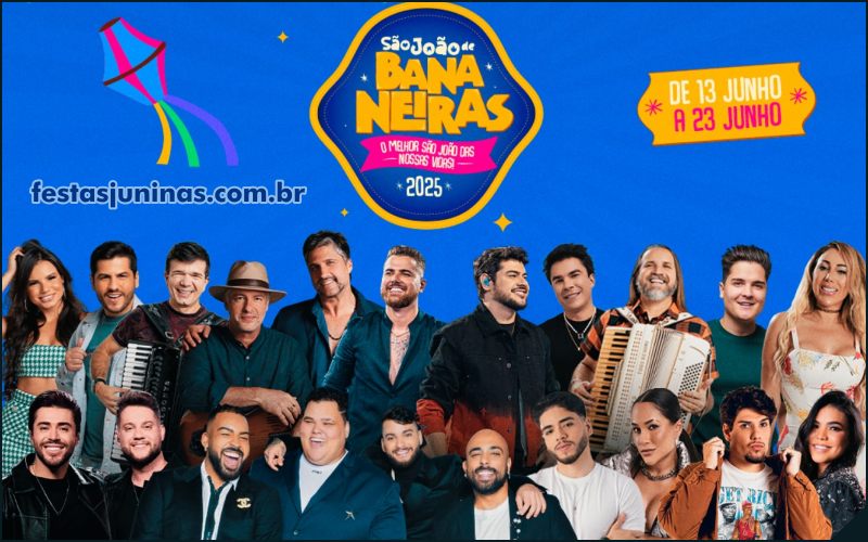 Sortimento Festas Juninas . Festa de São João de Bananeiras 2025