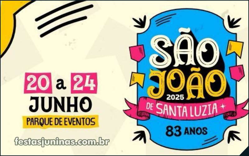 Festas Juninas na Paraíba : programação São João 2025 em Santa Luzia