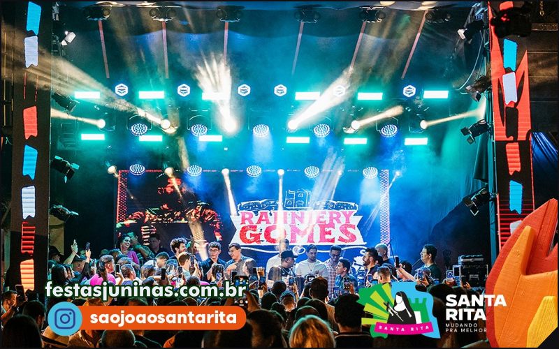 Programação da Festa de São João 2025 de Santa Rita na Paraíba