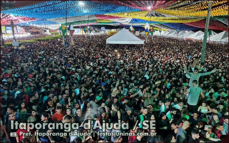 Festa Junina de Itaporanga d'Ajuda em Sergipe