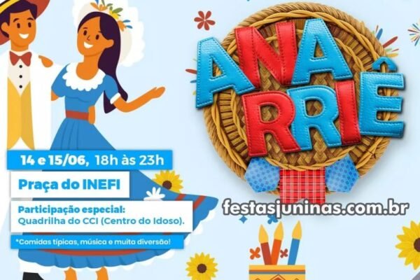 Festa Junina em Búzios : Anarrie Búzios na Praça da Tia Uia - Festas Juninas