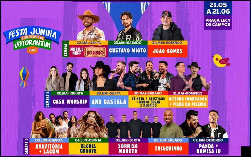 Festa Junina 2026 de Votorantim - festasjuninas.com.br