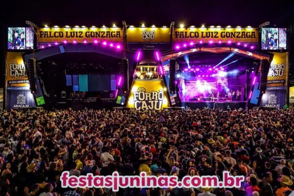 Festa Junina de Aracajú : programação Forró Caju 2024